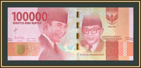 Індонезія Индонезия ^/--/^ Индонезия 100000 рупий 2016  (2024) P-160 UNC ^_^^^ Індонезія 100000 рупій 2016 (2024) P-160 UNC - фото фото фото