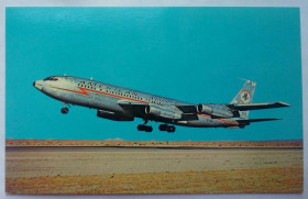 Іноземні Иностранные ^/--/^ Открытка Самолет American Airlines Boeing 707-123 /--/ B  (USA) ^_^^^ Літак American Airlines Boeing 707-123 /--/ B (USA) - фото фото фото