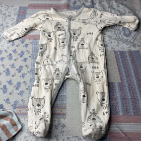 Інше Другое ^/--/^ В /--/ 1290 Человечек слип комбинезон  десткий  3 месяца ^_^^^ В /--/ 1290 Людей сліп комбінезон важкий 3 місяці - фото фото фото