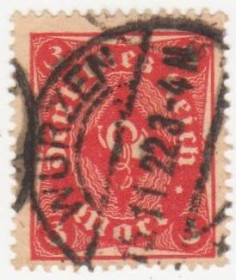 Веймарська республіка Веймарская республика ^/--/^ Германия    ( Рейх) 1921 г. №  170 гашеная ^_^^^ Німеччина (Рейх) 1921 р. No 170 гашена - фото фото фото