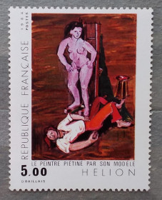 Мистецтво Искусство ^/--/^ Франция 1984 г - Жан Элион  (1904 –1987), негаш ^_^^^ Франція 1984 - Жан Еліон (1904 - 1987), негаш - фото фото фото