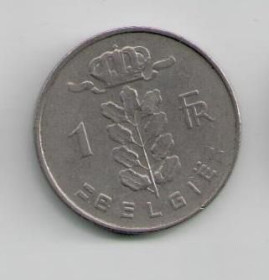 Бельгія Бельгия ^/--/^ Монета Бельгия 1 франк 1963 года BELGIE ^_^^^ Монета Бельгія 1 франк 1963 року BELGIE - фото фото фото