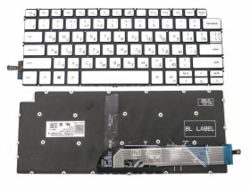 Клавіатури Клавиатуры ^/--/^ Клавиатура для DELL Inspiron 5390, 5391, 7391, 5490, 5491, 5493, 5498, 7490, 7491 (RU Silver с подсв ^_^^^ Клавіатура для DELL Inspiron 5390 5391 7391 5490 5491 5493 5498 7490 7491 (RU silver з підсвічуванням) - фото фото фото