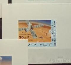 Освоєння космосу Освоение космоса ^/--/^ Мавритания   Space   ЛОТ 1  MNH ^_^^^ Мавританія Space Lot 1 MNH - фото фото фото