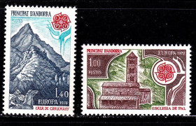Малі Держави Європи Малые Государства Европы ^/--/^ Андорра  SP  1978 г  MNH - CEPT  EUROPA  - ^_^^^ SP 1978 MNH - CEPT EUROPA - фото фото фото