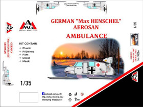 : : ^/--/^ AMG 35306 Max HENSCHEL aerosan   (ambulance), 1/35 ^_^^^ AMG 35306 Max HENSCHEL aerosan (ambulance), 1/35 - фото фото фото