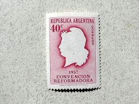 Південна Америка Южная Америка ^/--/^ Поштова марка Аргентина 1957 рік ** ^_^^^ Почтовая марка Аргентина 1957 год ** - фото фото фото