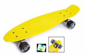 Дитячі ролики та скейти Детские ролики и скейты ^/--/^ Penny Board Yellow Светящиеся колеса (945855759) ^_^^^ Світні колеса (945855759) - фото фото фото