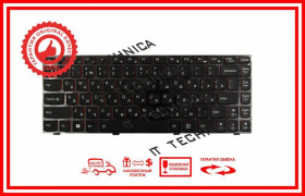Клавіатури Клавиатуры ^/--/^ Клавиатура LENOVO IdeaPad Y /--/ 400 Y /--/ 410 /--/ P Черная с подсветкой RUUS ^_^^^ LENOVO IdeaPad Y /--/ 400 Y /--/ 410 /--/ P Чорна з підсвічуванням RUUS - фото фото фото