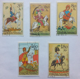 Чехословаччина Чехословакия ^/--/^ Чехословакия 1972 Верховая езда, керамика, гашеные ^_^^^ Чехословаччина 1972 Верхова їзда, кераміка, гашені - фото фото фото