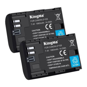 Акумулятори Аккумуляторы ^/--/^ 2-Pack KingMa Canon LP-E /--/ 6 комплект из 2 аккумуляторов ^_^^^ 2 /--/ Pack KingMa Canon LP-E /--/ 6 комплект з 2 акумуляторів - фото фото фото