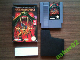Диски з відеоіграми Диски с видеоиграми ^/--/^ Игра на NES &amp;quot;Swords and Serpents&amp;quot;        (PAL B) ^_^^^ Гра на NES &amp;quot;Swords and Serpents &amp;quot; (PAL B) - фото фото фото