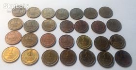 - - ^/--/^ СССР 1 копейка 1961-1965-1968-1991 годы. 28 шт. Еще 100 лотов! ^_^^^ СРСР 1 копійка 1961-1965-1968-1991 роки. 28 шт. Ще 100 лотів! - фото фото фото