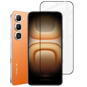 Чохли, бампера Чехлы, бампера ^/--/^ Захисне скло Fiji Premium для Infinix Hot 70 Pro (X /--/ 6896) повне проклеювання Anti-Static чорний - фото фото фото