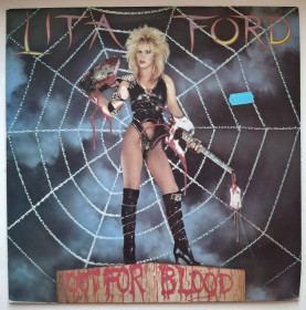 Платівки Пластинки ^/--/^ Lita Ford EX Runaways - Out For Blood - 1983.  (LP). 12. Vinyl. Пластинка. Nitherlands. - фото фото фото