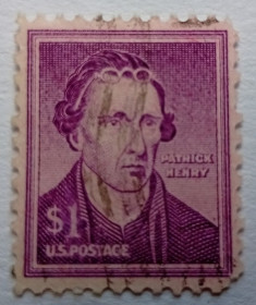 Північна Америка Северная Америка ^/--/^ США 1954 Патрик Генри, гашеная ^_^^^ 1954 — Патрік Генрі, гашена - фото фото фото