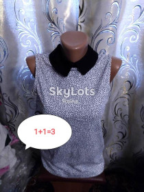 Блузки, сорочки Блузки, рубашки ^/--/^ 1+1=3 Стильна бавовняна блуза з комірцем new look ^_^^^ 1+1= Стильная хлопчатобумажная блуза с воротничком new look - фото фото фото