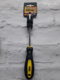 Викрутки Отвертки ^/--/^ Викрутка шліцьова MASTERTOOL SL /--/ 6,0 x 125 мм 48-5612 ^_^^^ Выкрутка плоская Mastertool SL /--/ 6*125 - фото фото фото