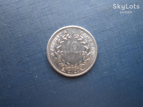 Коста-Ріка Коста-Рика ^/--/^ Монета 10 сентимо Коста-Рика 1967 ^_^^^ Монета 10 Сентімо Коста-Рика 1967 - фото фото фото