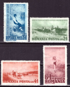 Мистецтво Искусство ^/--/^ Румыния. Живопись Григореску  (серия без 1 м.)* 1938 г. ^_^^^ Румунія. Живопис Григореску (серія без 1 м.)* 1938 р. - фото фото фото