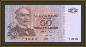 Скандинавія Скандинавия ^/--/^ Финляндия 50 марок 1977 P-108  (108 /--/ a) UNC ^_^^^ Фінляндія 50 марок 1977 P-108 (108 /--/ a) UNC - фото фото фото