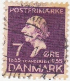 Балтійські країни Балтийские страны ^/--/^ Дания   1935 г. №  225  гашеная ^_^^^ Данія 1935 р. No 225 гашена - фото фото фото