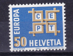 Швейцарія Швейцария ^/--/^ Швейцария / Helvetia  1963 г  MNH -  ЕВПРПА СЕПТ / EUROPA  CEPT - ^_^^^ Швейцарія / Helvetia 1963 р MNH - ЄВПРПА СЕПТ / EUROPA CEPT - фото фото фото