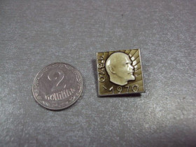 Пам'ятні і ювілейні Памятные и юбилейные ^/--/^ знак ленин 1870-1970 квадратный №1618 ^_^^^ знак ленін 1870-1970 квадратний No 1618 - фото фото фото