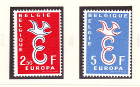 Бенілюкс Бенилюкс ^/--/^ Бельгия 1958 г MNH  - - EUROPA CEPT - ^_^^^ Бельгія 1958 MNH - EUROPA CEPT - фото фото фото
