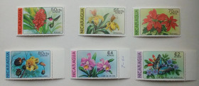 Північна Америка Северная Америка ^/--/^ Никарагуа 1979 Цветы, MNH ^_^^^ Нікарагуа 1979 Квіти, MNH - фото фото фото
