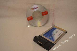 PCMCIA карти PCMCIA карты ^/--/^ Контроллер  PCMCIA Ethernet RJ /--/ 45         ( LAN)сетевая ^_^^^ Контролер PCMCIA Ethernet RJ /--/ 45 (LAN) - фото фото фото