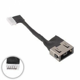 Інші комплектуючі Другие комплектующие ^/--/^ Разъем питания PJ /--/ 718  (Lenovo:T /--/ 431 /--/ s series), c кабелем ^_^^^ Роз'єм живлення PJ /--/ 718 (Lenovo:T /--/ 431 /--/ s series), c кабелем - фото фото фото