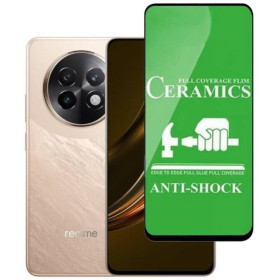 Чохли, бампера Чехлы, бампера ^/--/^ Захисне скло-плівка Fiji Ceramics для Realme 13 Plus 5 /--/ G повна проклейка чорний ^_^^^ Защитное стекло-пленка Fiji Ceramics для Realme 13 Plus 5 /--/ G полная проклейка черный - фото фото фото