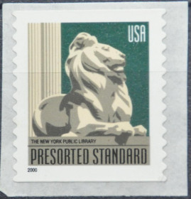 Інше Другое ^/--/^ США Scott  3447 MNH Лев Стандарт 2000 ^_^^^ США Scott 3447 MNH Лев Стандарт 2000 - фото фото фото