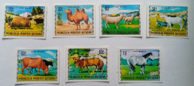 Монголія Монголия ^/--/^ Монголия 1971 Животноводство, MNH  (I) ^_^^^ Монголія 1971 Тваринництво, MNH (I) - фото фото фото