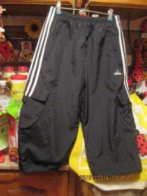 Бриджі Бриджи ^/--/^ ADIDAS штаны шорты бриджи капри черные как новые ^_^^^ ADIDAS штани шорти бриджі Капрі чорні як нові - фото фото фото