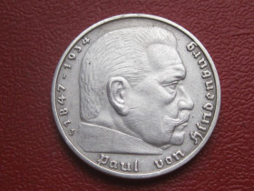 Германія (-) Германия (-) ^/--/^ ГЕРМАНИЯ 5 марок 1938 J .Свастика. Гинденбург. Третий рейх. Серебро.Сохран. Нечастая. ^_^^^ ГЕРМАНІЯ 5 марок 1938 J. Свастика. Гінденбург. Третій рейх. Срібло. Збереження. Нечаста. - фото фото фото