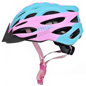 Шоломи Шлемы ^/--/^ Шолом велосипедний ProX Thumb блакитний з рожевим (A-KO-0207) - M 55-58 /--/ cм ^_^^^ Шлем велосипедный ProX Thumb голубой с розовым (A-KO-0207) - M 55-58 /--/ cм - фото фото фото