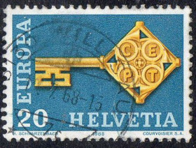 Швейцарія Швейцария ^/--/^ Швейцарія 1968 - Європа  (Гб) ^_^^^ Швейцария 1968 — Европа (Гб) - фото фото фото