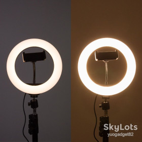 Моноподи для селфи Моноподы для селфи ^/--/^ Кільцева світлодіодна LED лампа Arc Ring 10&amp;quot; + tripod 2.1 /--/ m ^_^^^ Кольцевая светодиодная LED лампа Arc Ring 10&amp;quot; + tripod 2.1 /--/ m - фото фото фото