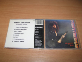 Музичні диски Музыкальные диски ^/--/^ MARTY FRIEDMAN - Dragon&amp;apos;s Kiss  (1988 Roadrunner 1 /--/ st press W.Germany) ^_^^^ MARTY FRIEDMAN - Dragon &amp;apos;s Kiss (1988 Roadrunner 1 /--/ st press W.Germany) - фото фото фото