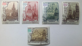 СРСР - СССР - ^/--/^ СССР 1967 Московский Кремль, гашеные (I) ^_^^^ СРСР 1967 Московський Кремль, гашені (I) - фото фото фото