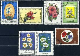 Флора Флора ^/--/^ Афганистан. Цветы (серия) 1988 г. ^_^^^ Афганістан. Квіти (1988) - фото фото фото