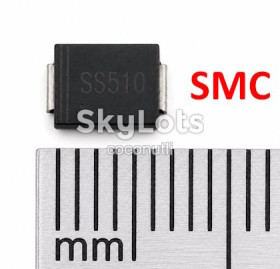 Діоди Диоды ^/--/^ Діод Шотткі SS /--/ 510 100 /--/ V 5 /--/ A SMD випрямний, корпус SMC  (DO-214 /--/ AB) ^_^^^ SS /--/ 510 100 /--/ v шоттки - фото фото фото