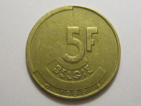 Бельгія Бельгия ^/--/^ Бельгия 5 франков 1988 года BELGI 3 /--/ П /--/ 732 ^_^^^ Бельгія 5 франків 1988 року BELGI 3 /--/ П /--/ 732 - фото фото фото