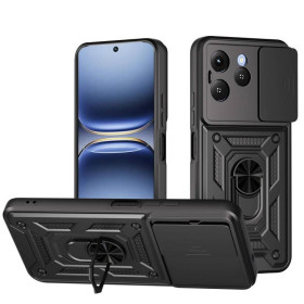 Чохли, бампера Чехлы, бампера ^/--/^ Чохол Fiji Camera Defence для Tecno Spark 40 (KM /--/ 5 /--/ n) бампер із захистом камери та підставкою Black ^_^^^ Чехол Fiji Camera Defence для Tecno Spark 40 (KM /--/ 5 /--/ n) бампер с защитой камеры и подставкой Black - фото фото фото