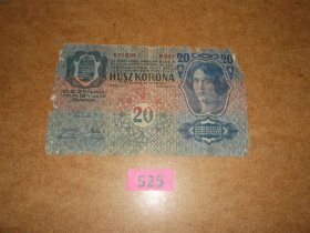 Австро-Угорщина Австро-Венгрия ^/--/^ Австро-Угорщина 20 крон 1913 рік  № 525 ^_^^^ Австро-Венгрия 20 крон 1913 год No 525 - фото фото фото