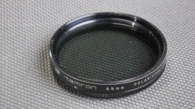 Світлофільтри Светофильтры ^/--/^ Tamron Polarizer PL 55 /--/ мм. поляризационный светофильтр 100% оригинал Japan Вживане ^_^^^ Tamron Polarizer PL 55 мм поляризаційний світлофільтр 100% оригінал Japan - фото фото фото