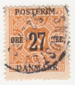 Скандинавія Скандинавия ^/--/^ Дания 1918 г..№ 93 гашеная ^_^^^ Данія 1918 р. No 93 гашена - фото фото фото