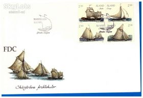 Європа Европа ^/--/^ Флот .  Аланды 1995 г - КПД СГ - 2 /--/ а скана - кварт - парусники ^_^^^ Флот . Аланди 1995 р - ККД СГ - 2 /--/ а скана - кварт - вітрильники - фото фото фото